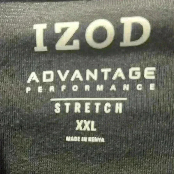 IZOD pull over half zip front lightweight sweatshirt. Size XXL - Picture 3 of 6